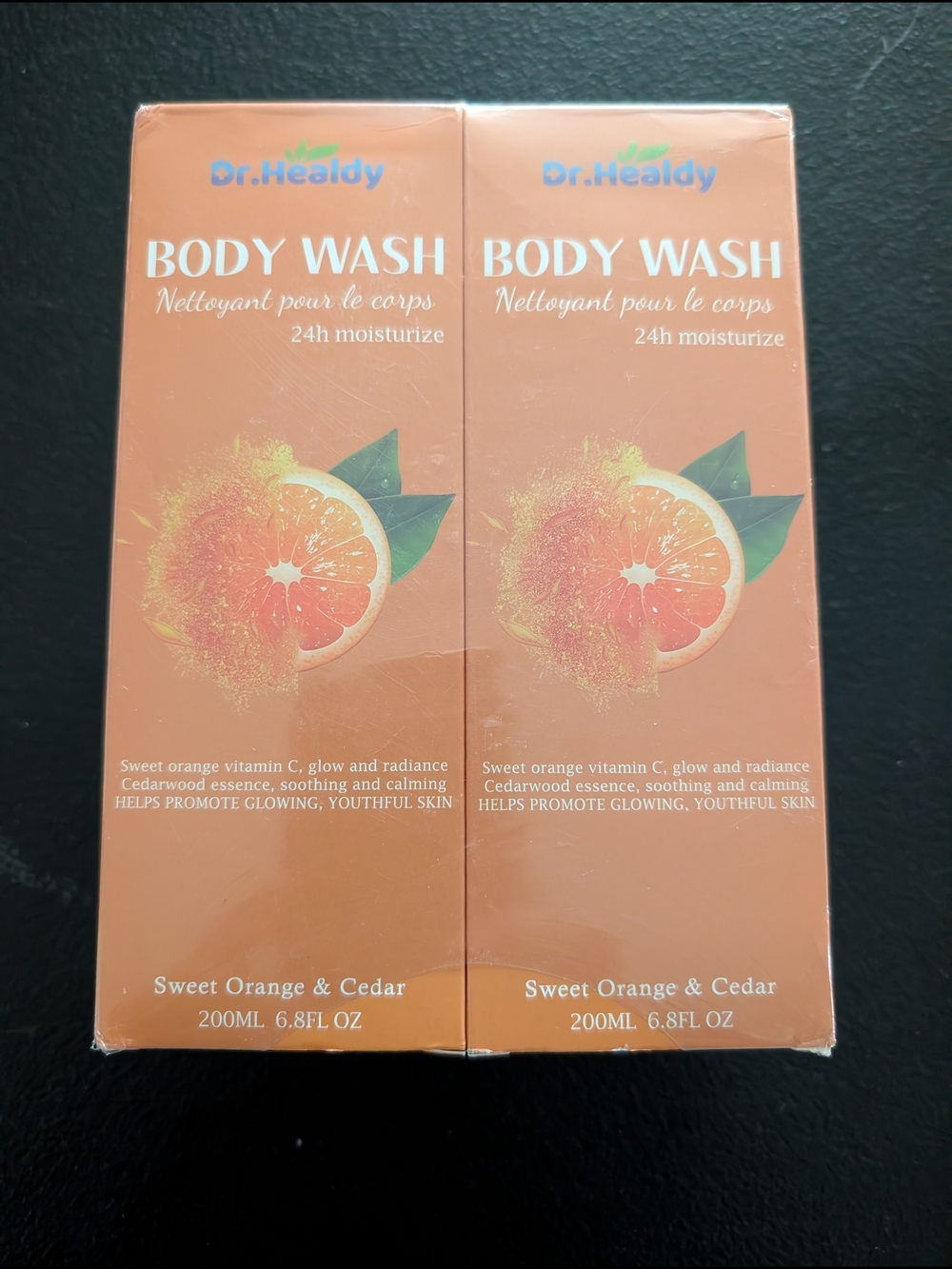 Sweet Orange & Cedar Body Wash - Orange